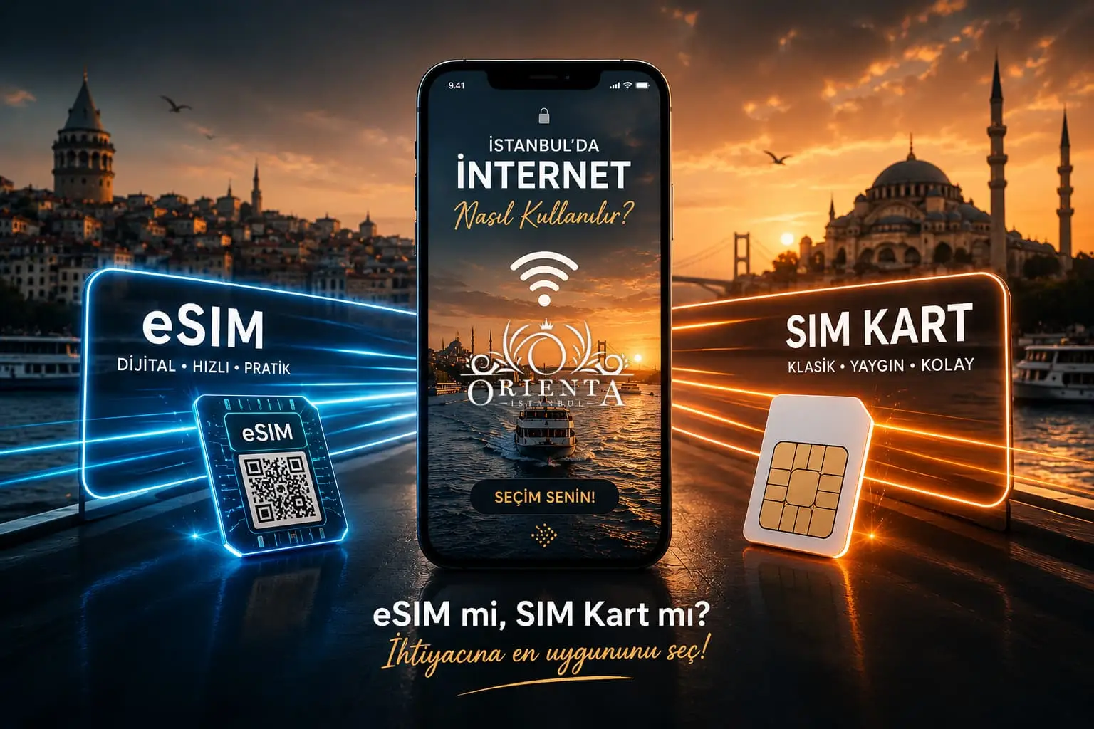 How Do You Use Internet in Istanbul? eSIM or SIM Card?