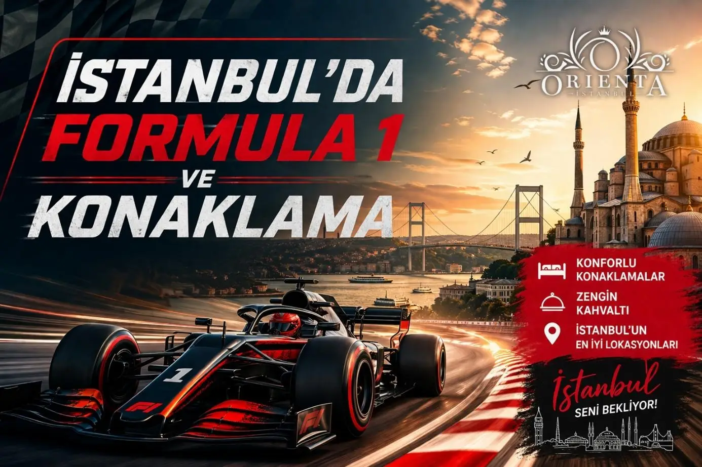 İstanbul’da Formula 1 ve Konaklama 