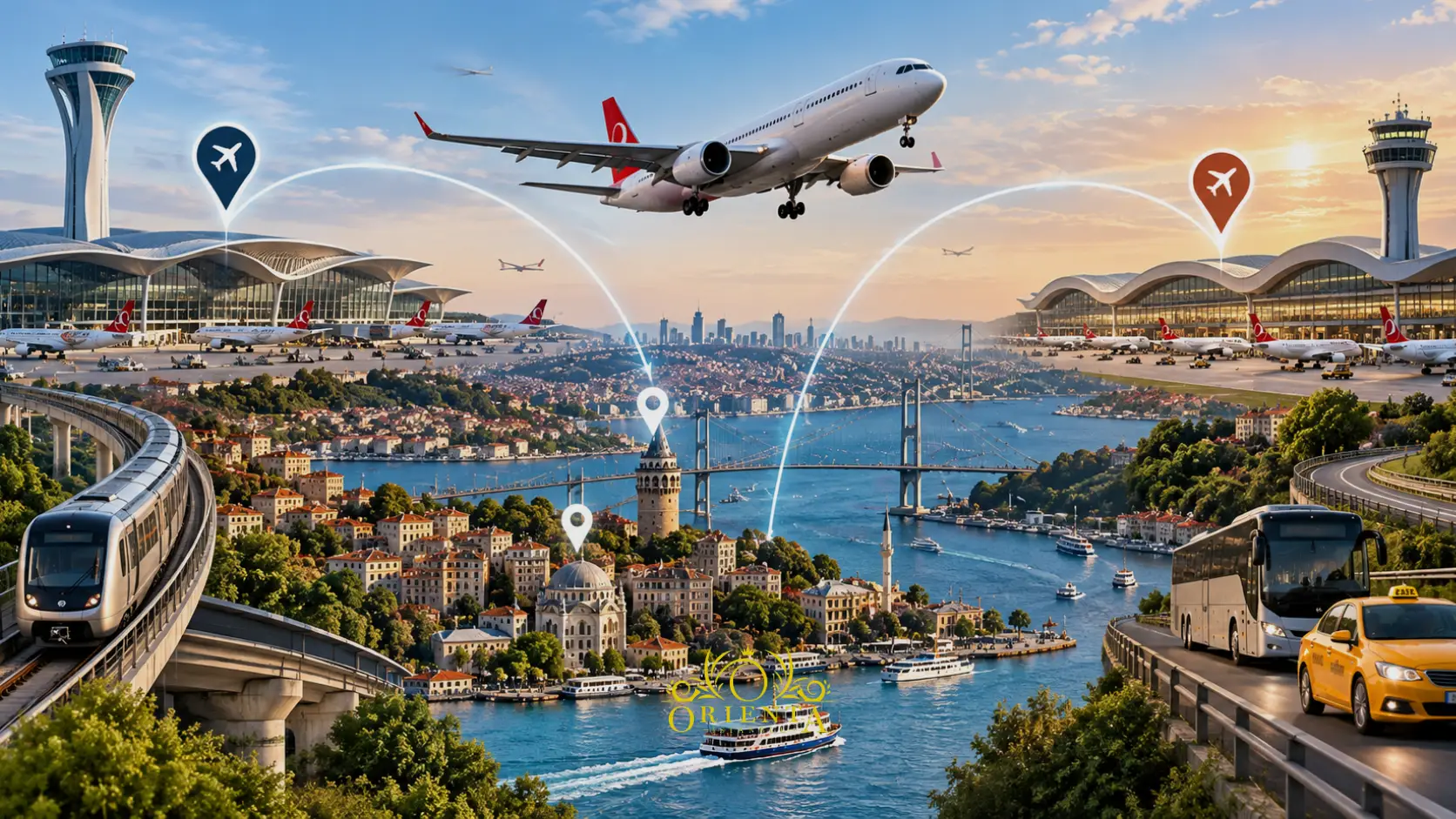 İstanbul'daki Havalimanlarından Şehir Merkezine Nasıl Gidilir?